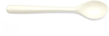 Dessertlepel herbruikbaar Conpax Folia CPLA 14,5cm wit (50)