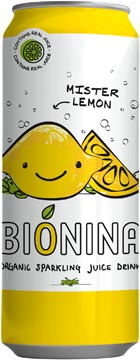 Frisdrank Bionina Mister Lemon blik 33cl (12)