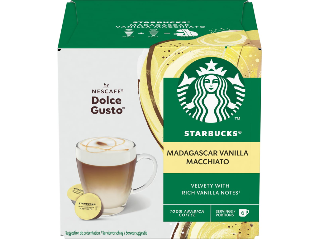Koffiecapsules Nescafé Dolce Gusto Starbucks vanille machiatto (12)