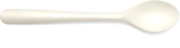 Lepel herbruikbaar Conpax Folia CPLA 19cm wit (50)