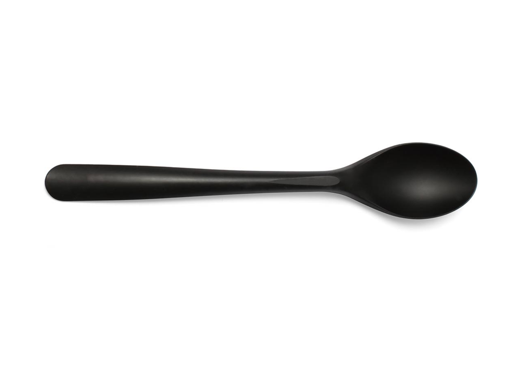Lepel herbruikbaar Conpax Folia CPLA 19cm zwart (50)