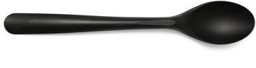 Lepel herbruikbaar Conpax Folia CPLA 19cm zwart (50)