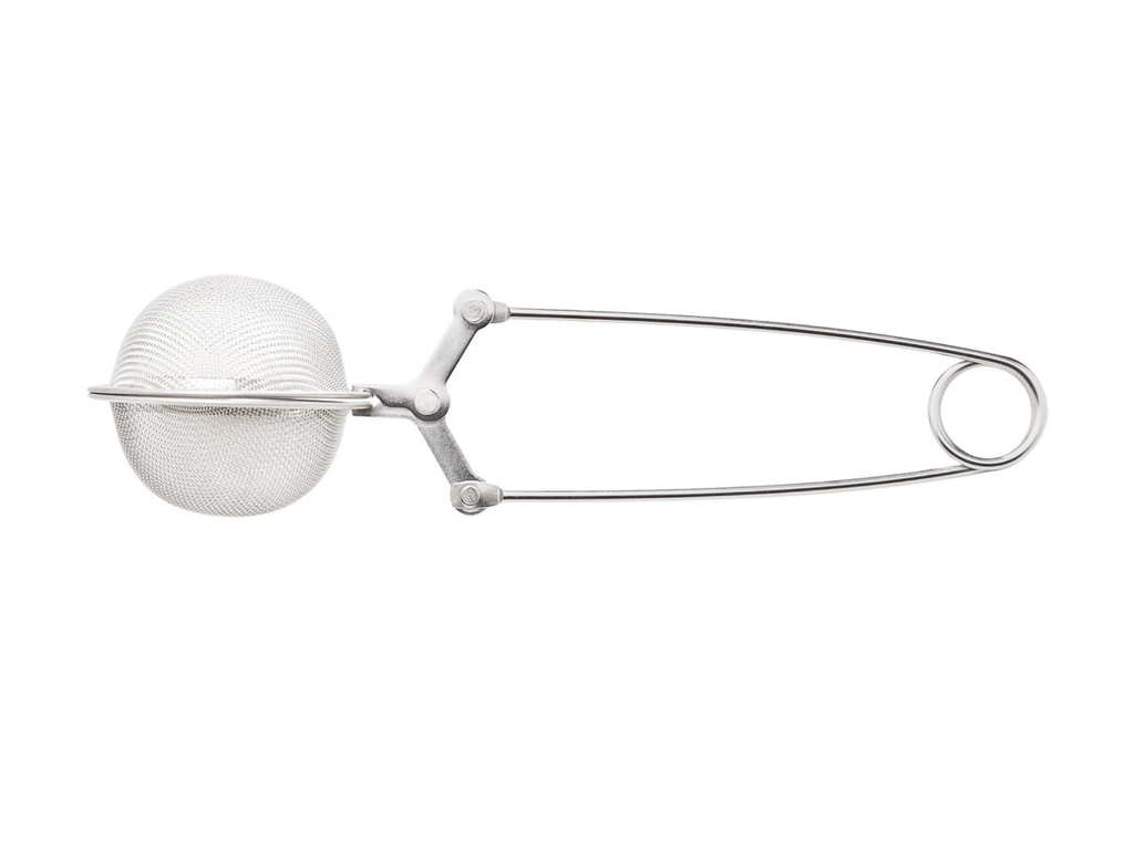 Thee ei met tang Cosy & Trendy RVS zilver