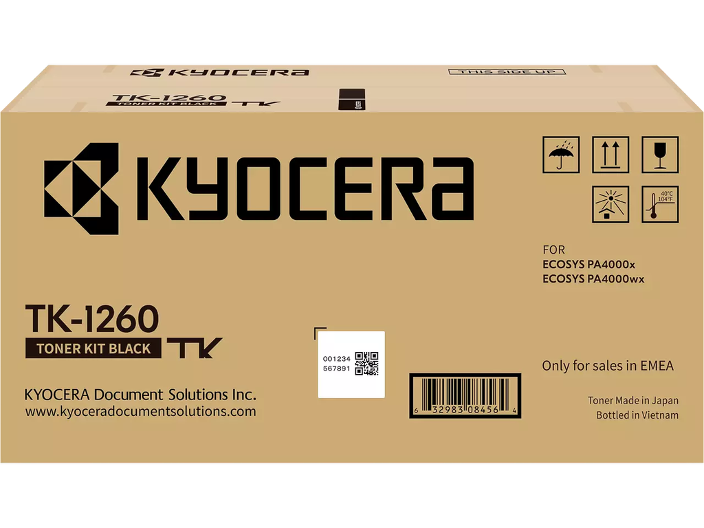 Toner Kyocera Ecosys TK1260 10.000 pag. BK