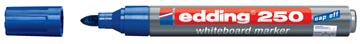 Whiteboardmarker Edding e-250 ronde punt 1,5-3mm blauw