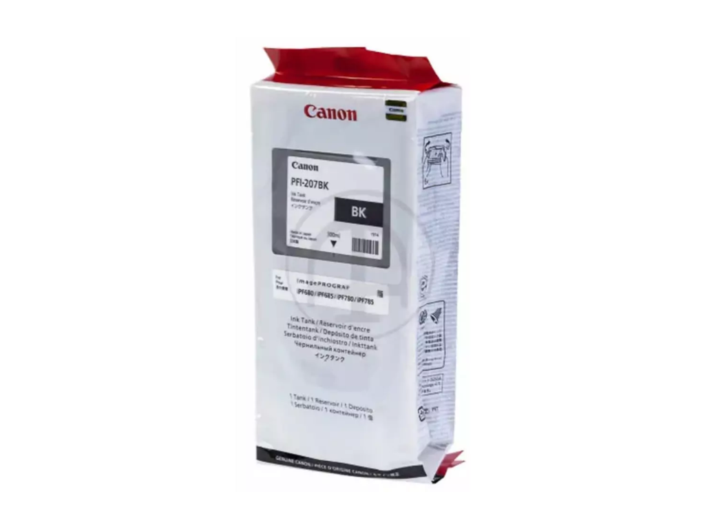 Cartridge Canon Inkjet PFI-207 imagePROGRAF iPF680 300ml BK