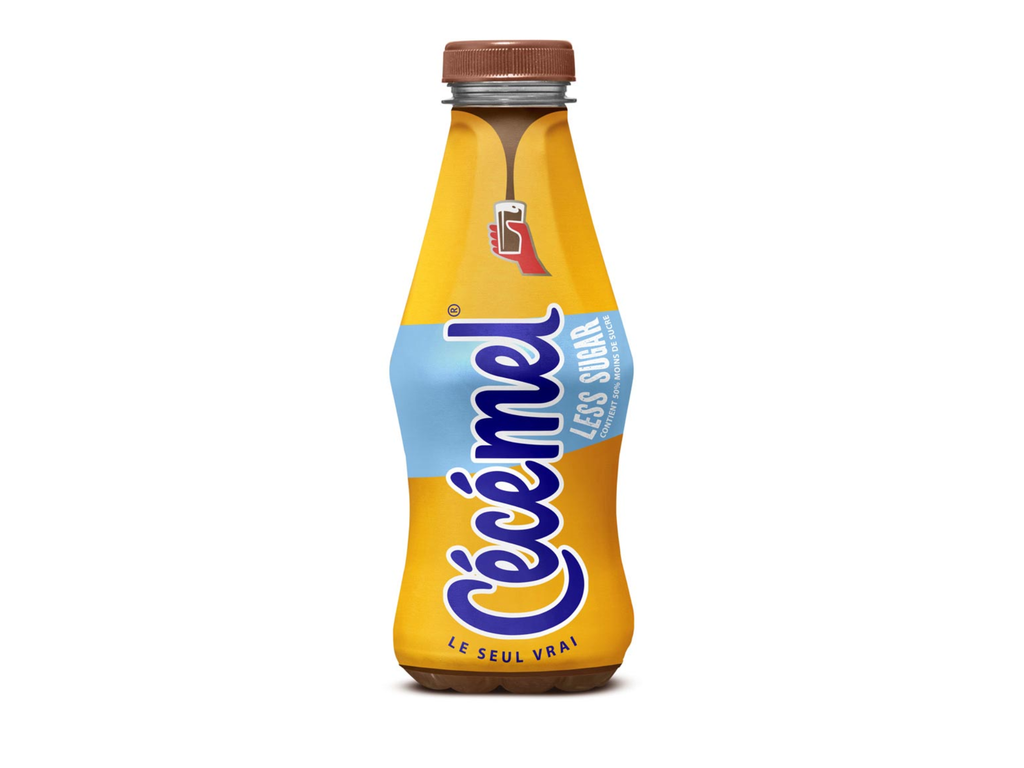 Chocolademelk Cécémel less sugar fles 300ml (12)