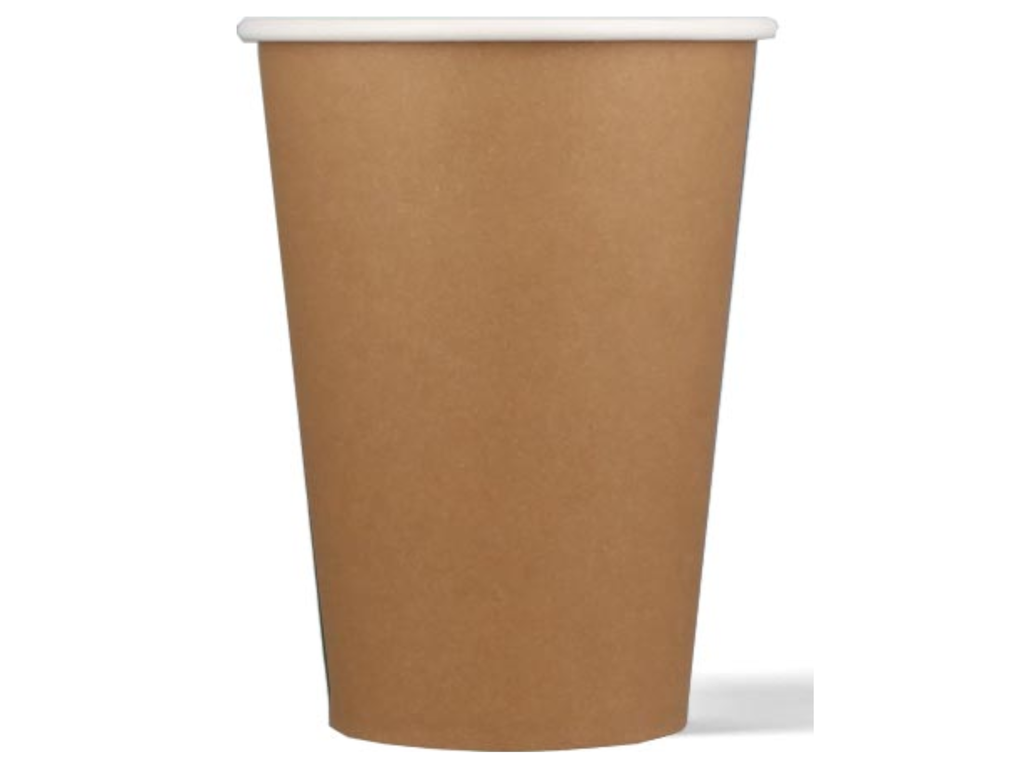 Drinkbeker karton kraft 180ml bruin (100)