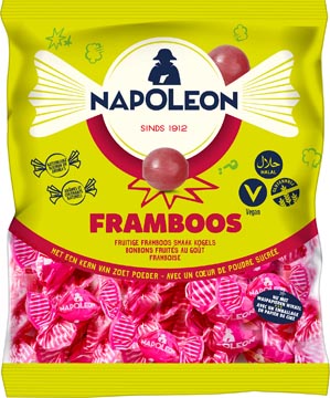 Snoepjes Napoleon framboos zak 1kg