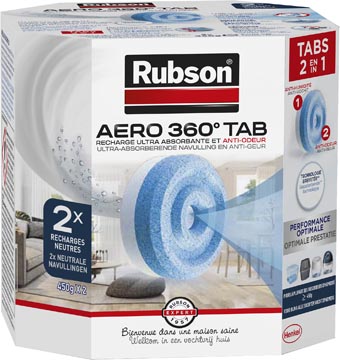 Navulling voor ontvochtiger Rubson AERO 360 450gram neutraal (2)