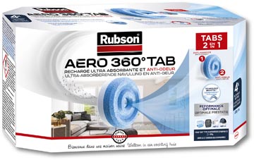 Navulling voor ontvochtiger Rubson AERO 360 450gram neutraal (4)