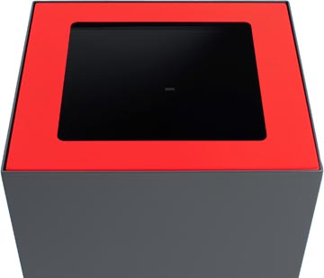 Top voor modulaire afvalbak 85L en 90L V-Part rood
