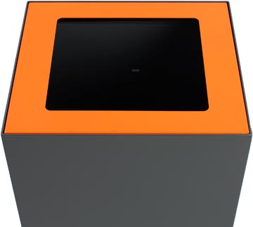 Top voor modulaire afvalbak 85L en 90L V-Part oranje