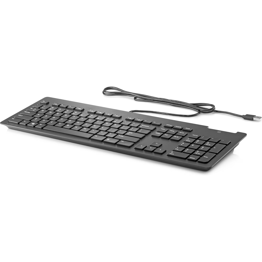 Toetsenbord HP Slim CCID AZERTY met draad en EID lezer zwart