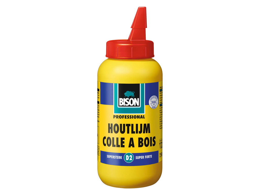 Houtlijm Bison Original flacon 250g wit