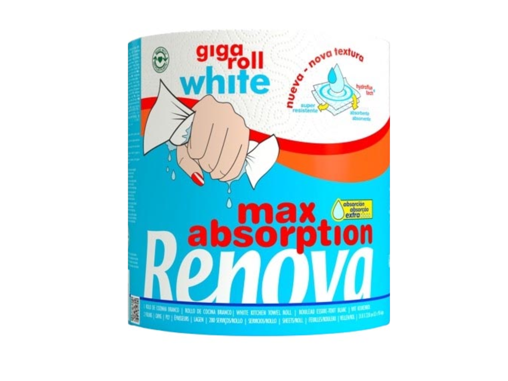 Keukenrol Renova Maxi Absorption gigarol 2-laags 280vel/rol (6)