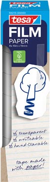 Plakband Tesafilm papier 19mmx10m transparant (8)
