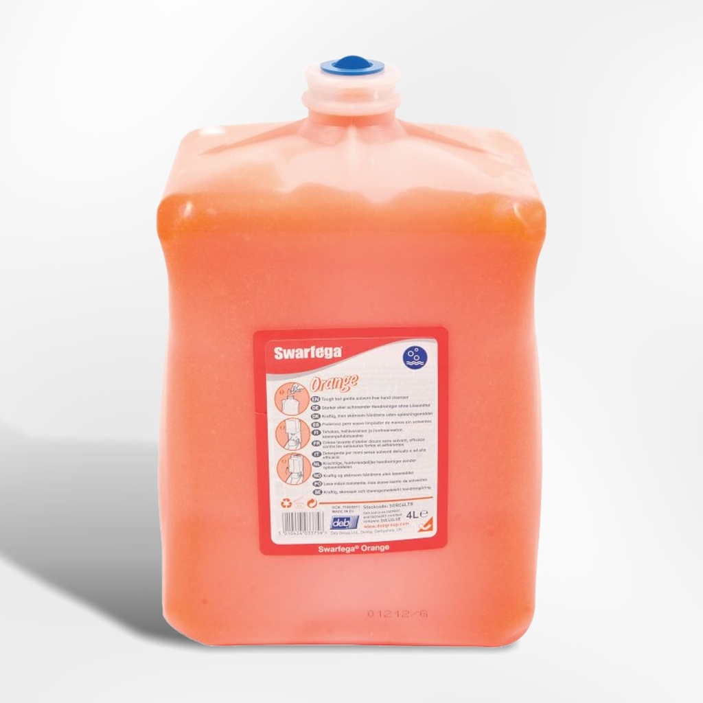 Handzeep Swarfega Orange korrel zware vervuiling 4L (4)