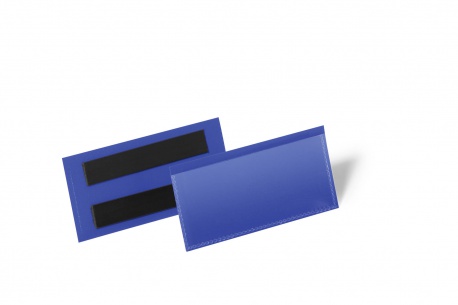 [DUR-174107] Etikethoes Durable 100x38mm magnetisch (50)  (blauw)