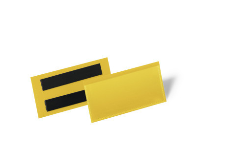 [DUR-174104] Etikethoes Durable 100x38mm magnetisch (50)  (geel)