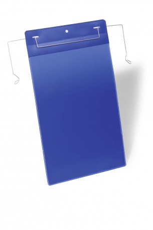 [DUR-175307] Documenthoes Durable A4 staand 210x297mm met ophangbeugel (50) (blauw)
