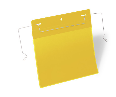 [DUR-175204] Documenthoes Durable A5 liggend 210x148mm met ophangbeugel (50) (geel)