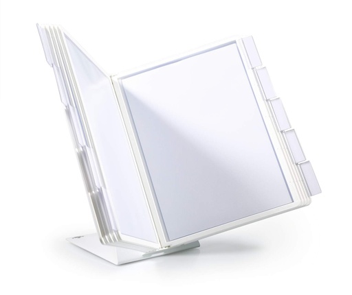 [DUR-557002] Zichtpanelensysteem Durable Vario Table 10 A4 (wit)