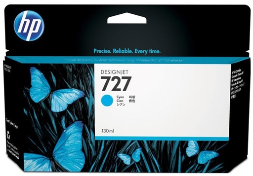 [HP-HPB3P19A] Cartridge HP Inkjet 727 DesignJet T 920 130ml  (CY (cyaan))