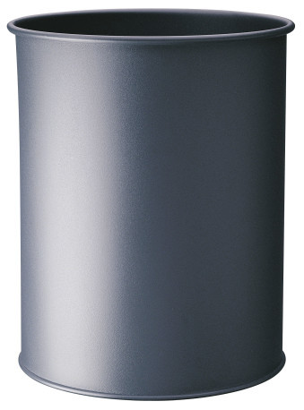 [DUR-330158] Afvalbak Durable metaal rond 15L (houtskool)