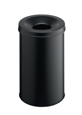 Afvalbak Durable Safe metaal rond 30L met vlamdover