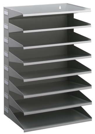 [DUR-336110] Sorteerrek Durable metaal A4 8-vaks (grijs)