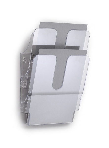 Folderhouder wand Durable Flexiplus A4 staand 2-vaks