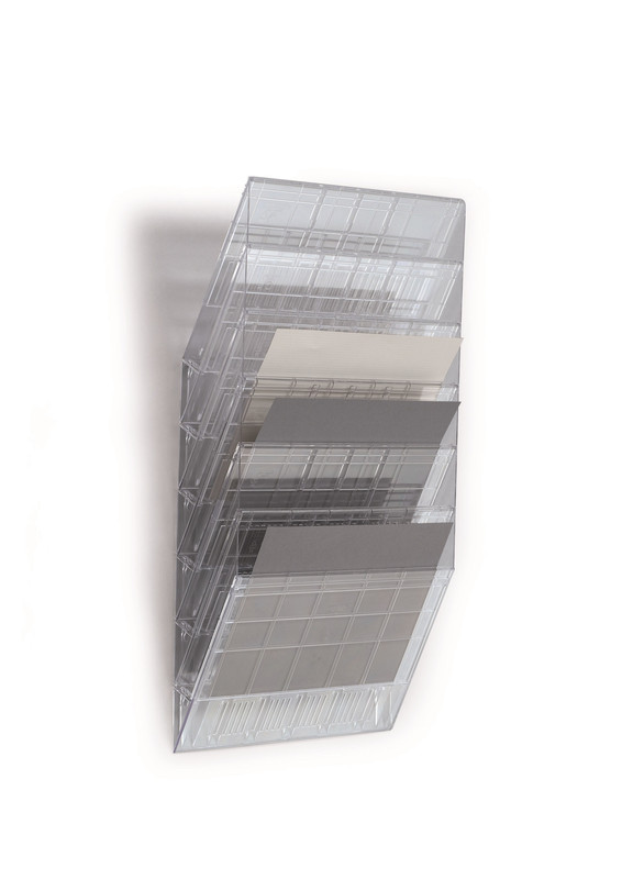 Folderhouder wand Durable Flexiboxx A4 liggend 6-vaks