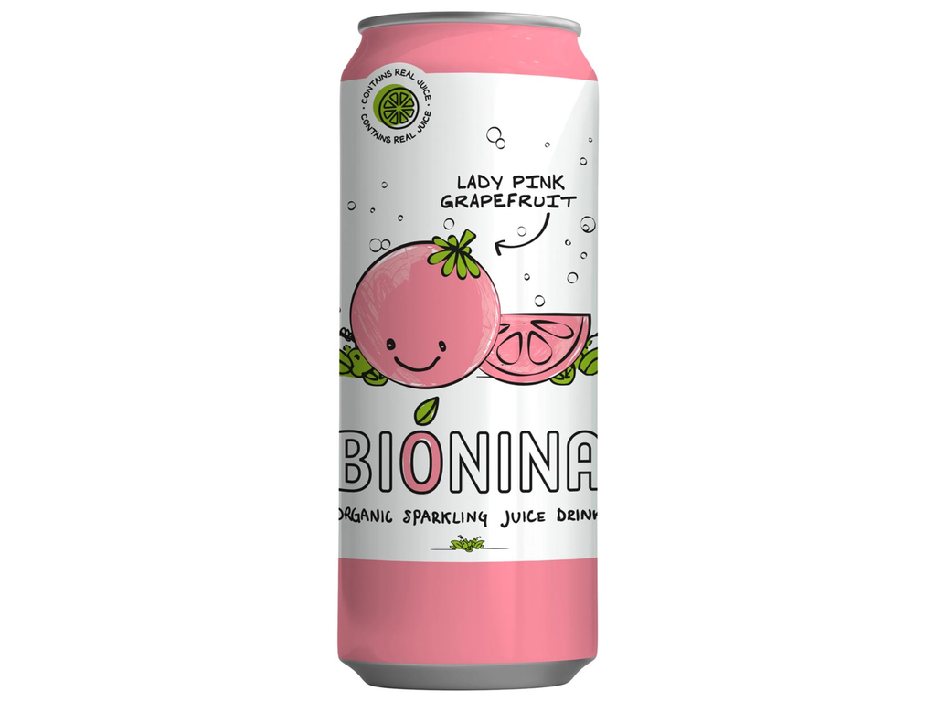 Frisdrank Bionina Lady Pink Grapefruit blik 33cl (12)