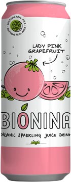 Frisdrank Bionina Lady Pink Grapefruit blik 33cl (12)