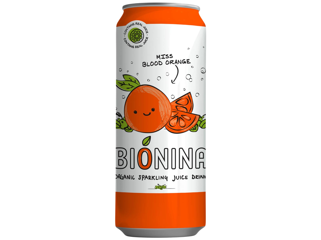 Frisdrank Bionina Miss Blood Orange blik 33cl (12)