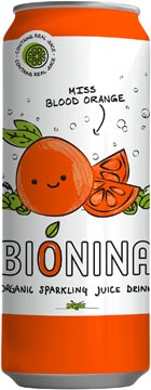 Frisdrank Bionina Miss Blood Orange blik 33cl (12)