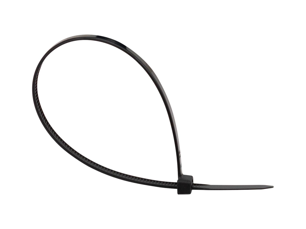 Kabelbinder Q-Connect 200x3,6mm zwart (100)