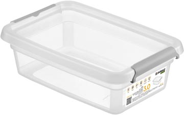 Opbergdoos Donau Home 3L transparant