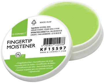 Vingertop bevochtiger Q-Connect 20ml