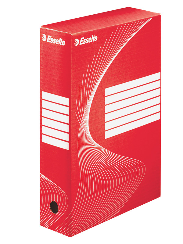 Archiefdoos Esselte Boxycolor karton A4/folio 250x352mm rug 80mm (25)