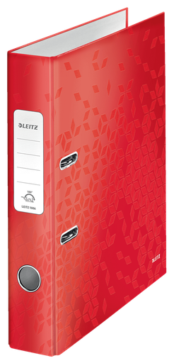 [ESS-10060026] Ordner Leitz 180° WOW karton A4 rug 50mm metallic (rood)