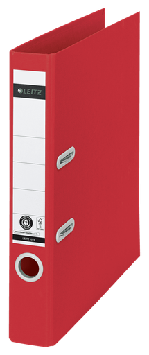 [ESS-10190025] Ordner Leitz 180° Recycle karton A4 rug 50mm (rood)