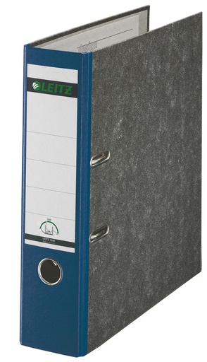 [ESS-10805035] Ordner Leitz 180° karton A4 rug 75mm (blauw)
