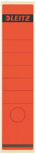 [ESS-16400025] Rugetiket Leitz zelfklevend lang breed (10) (rood)