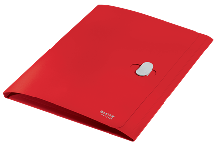[ESS-46220025] Map 3 kleppen Leitz Recycle PP A4 met draaisluiting (rood)
