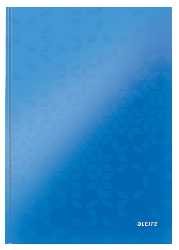 Notitieboek Leitz WOW harde kaft A4 gelijnd 160blz metallic