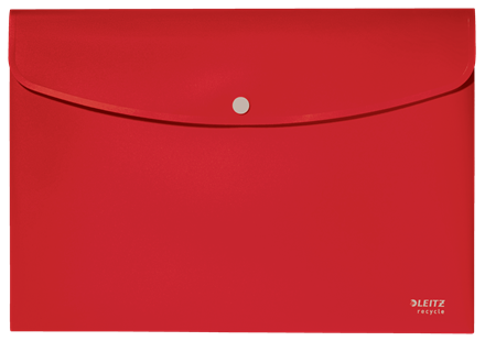 [ESS-46780025] Documentmap Leitz Recycle PP A4 met drukknop (rood)
