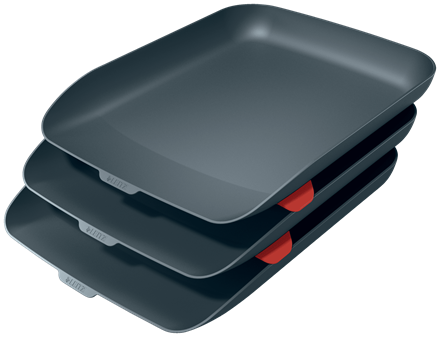 [ESS-53582089] Brievenbak Leitz Cosy PS A4 (3) (fluweel grijs)