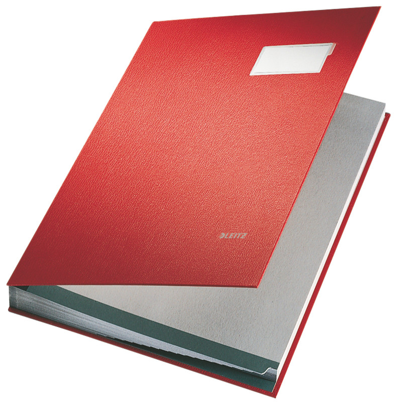 Handtekenmap Leitz PP folio 20-vaks